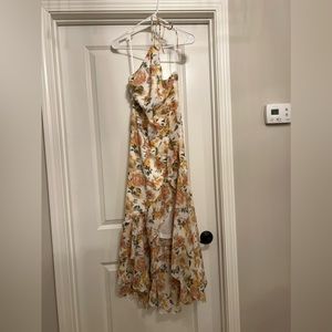 Petal & pup midi ruffle dress